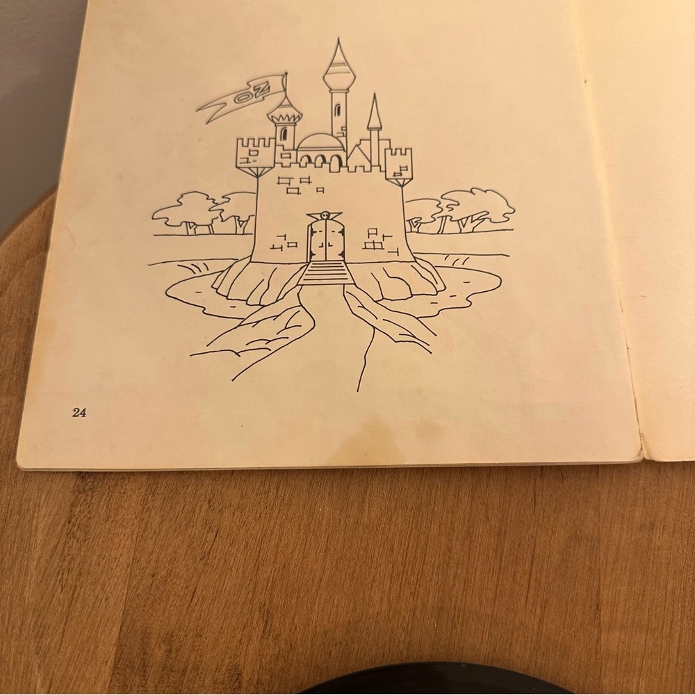Vintage 1978 The Story Of The Wizard Of Oz 24 Page Book Record 33 1/3 RPM #347 - Picture 8 of 16